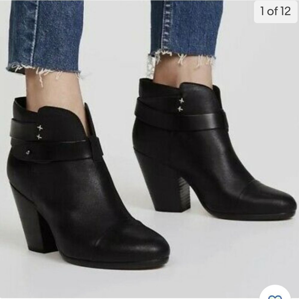 Rag & Bone Harrow Women's Cont Black Boots